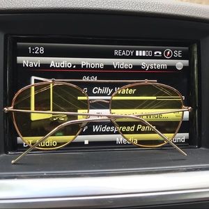 vintage yellow clear aviators